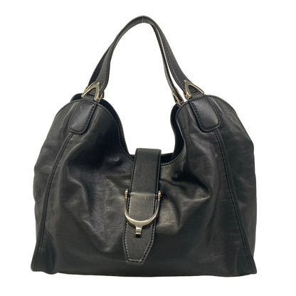 Gucci Shoulder Bag Soft Stirrup Black
