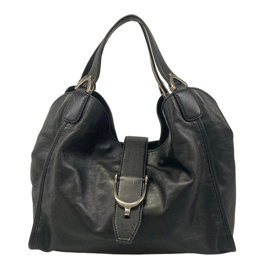 Gucci Shoulder Bag Soft Stirrup Black