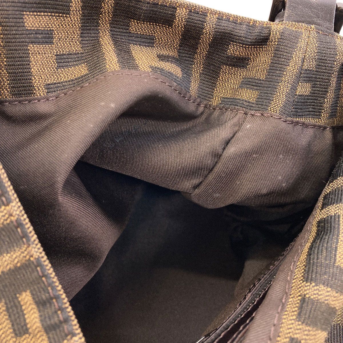 Fendi Zucca Pattern Mamma Bucket Shoulder Bag Canvas — view 7
