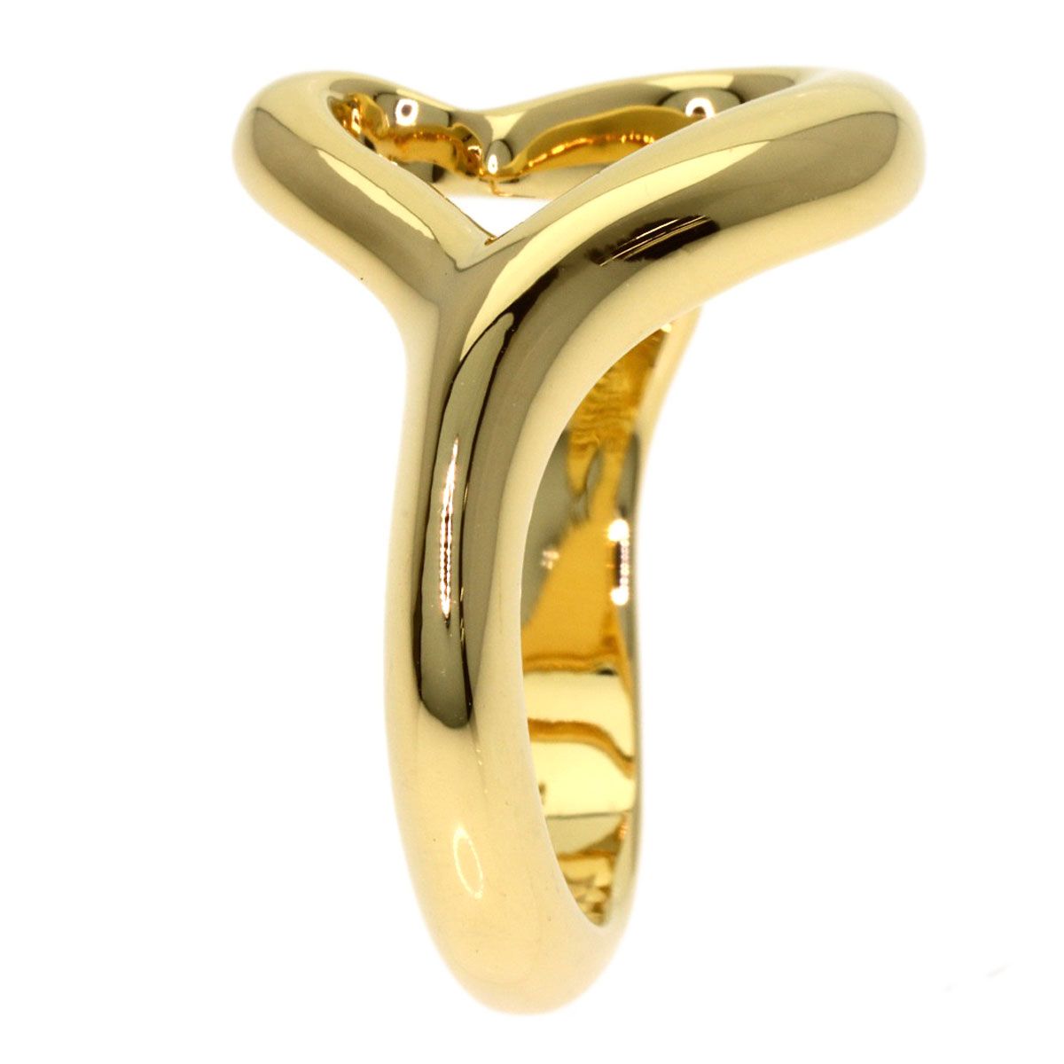Tiffany & Co Open Heart Ring 18k Yellow Gold — view 3