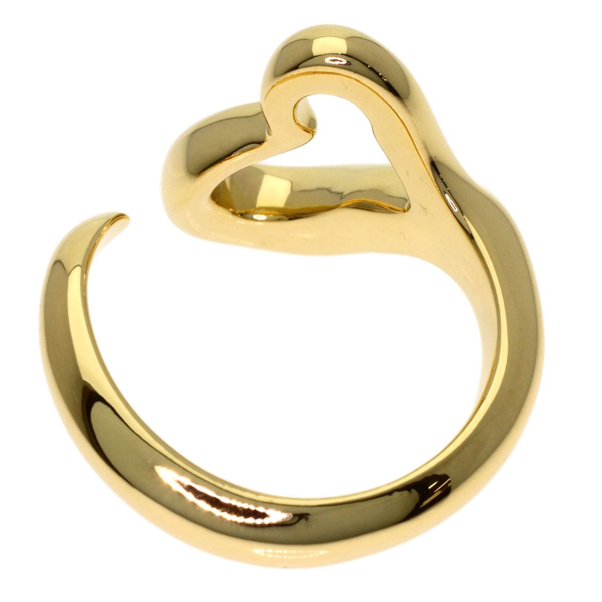 Tiffany & Co Open Heart Ring 18k Yellow Gold — view 4