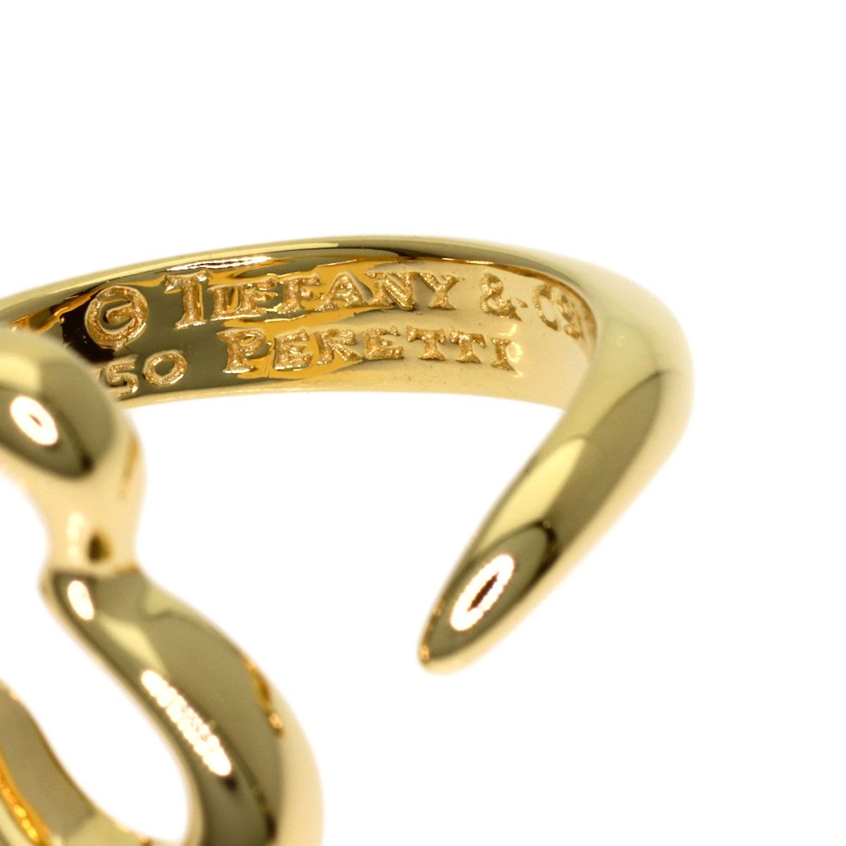 Tiffany & Co Open Heart Ring 18k Yellow Gold — view 5