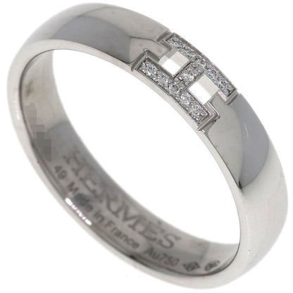 Hermes Ever Hercules Diamond 49 Ring 18k White Gold