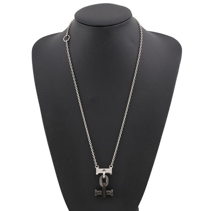Hermes Necklace Mobile H Buffalo Horn Black — view 4