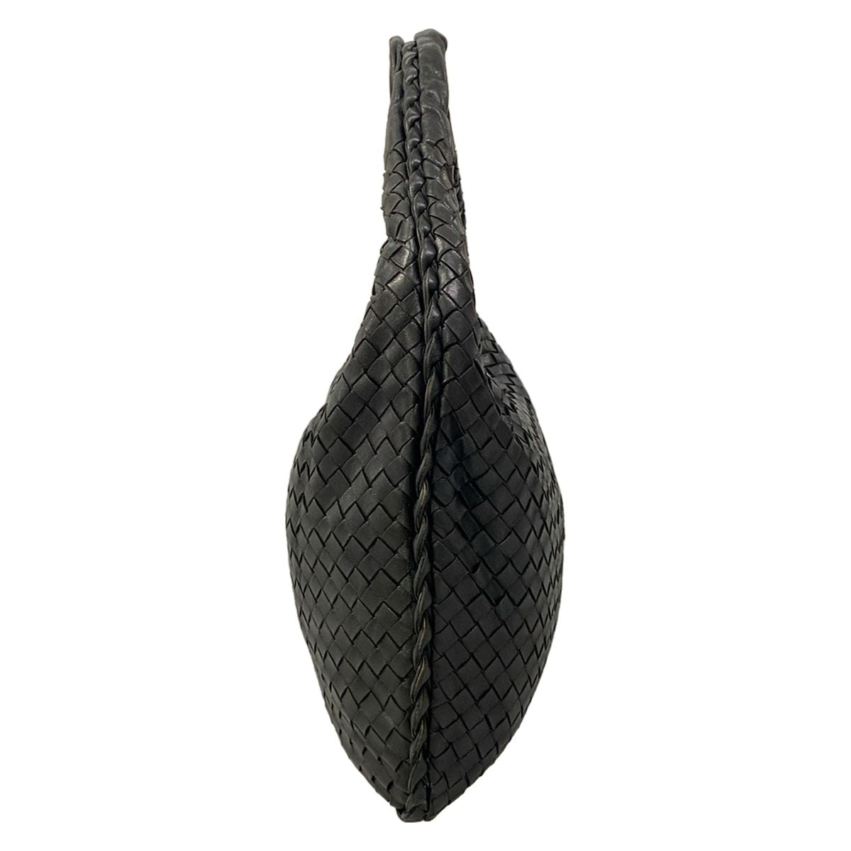 Bottega Veneta Handbag Intrecciato Black Leather — view 2