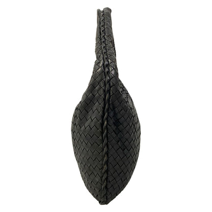 Bottega Veneta Handbag Intrecciato Black Leather — view 2