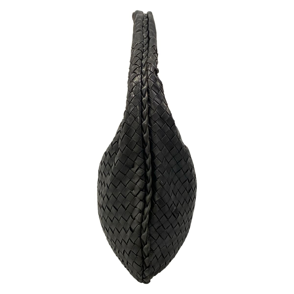 Bottega Veneta Handbag Intrecciato Black Leather — view 4