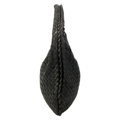 Bottega Veneta Handbag Intrecciato Black Leather — view 4