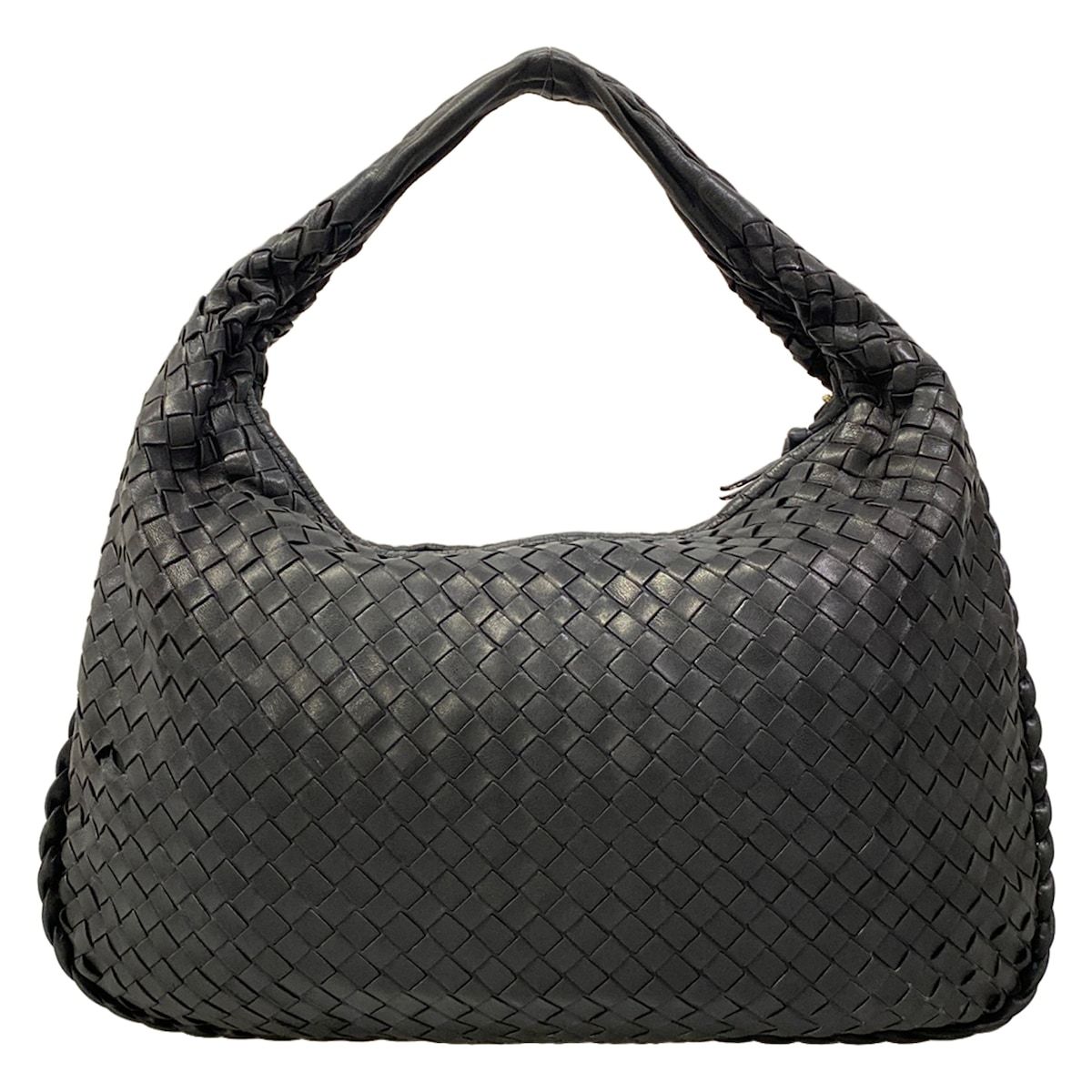 Bottega Veneta Handbag Intrecciato Black Leather — view 3