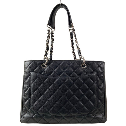 Chanel Tote Bag Grand Shopping GST Chain Black Jumbo CC Logo — view 3