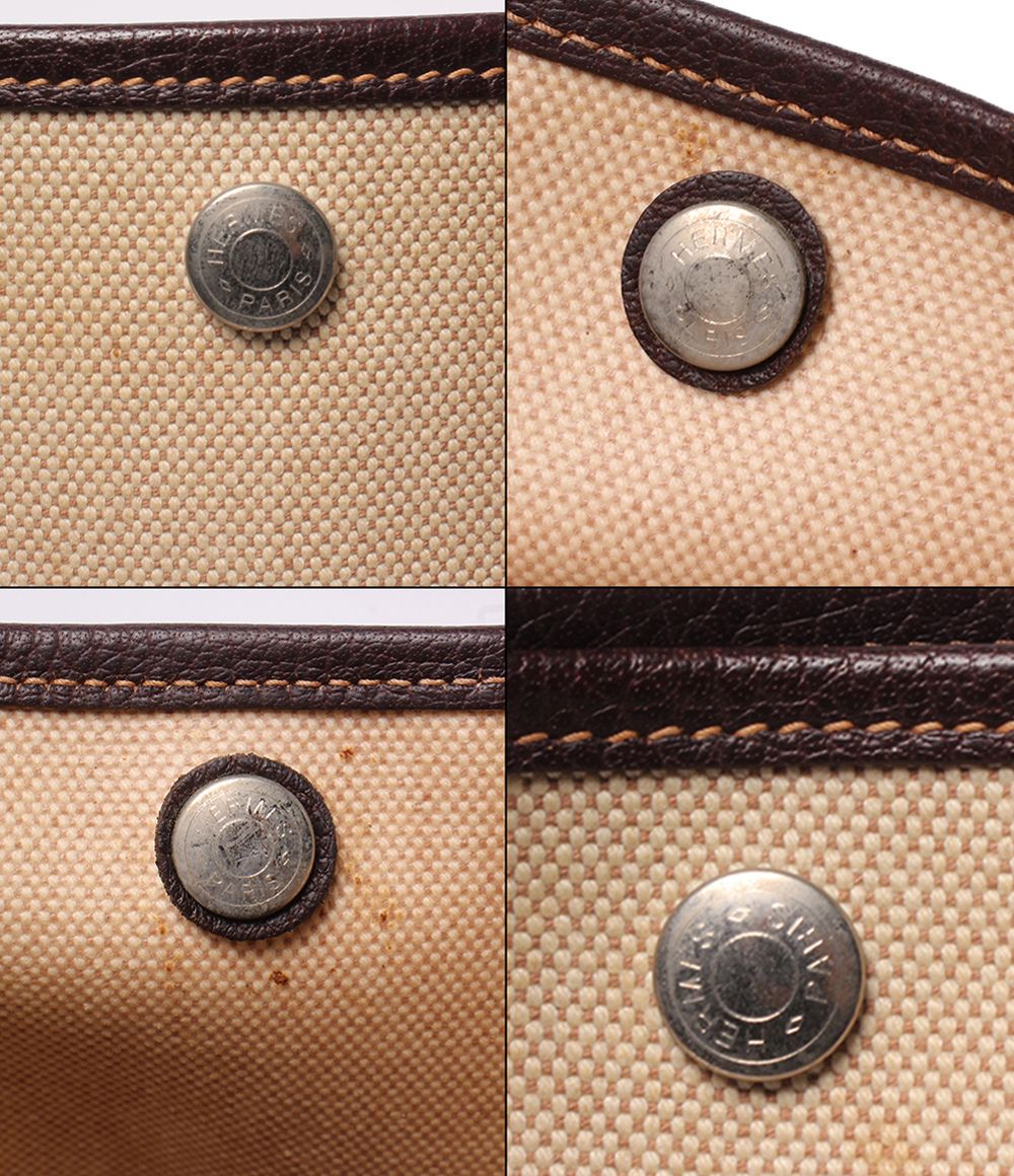 Hermes Tote Bag Toile H Garden Party PM — view 6