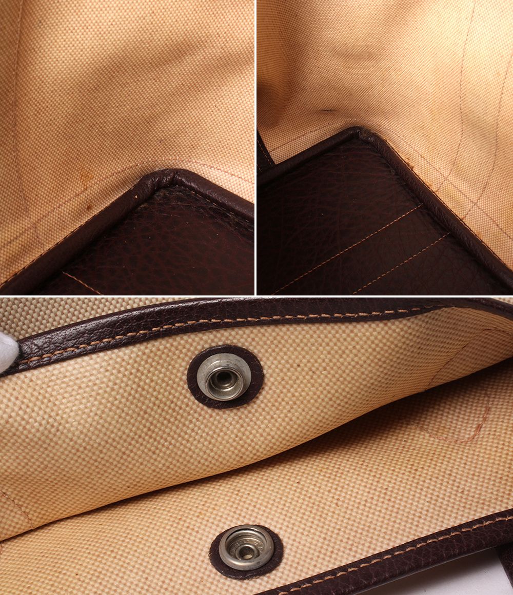 Hermes Tote Bag Toile H Garden Party PM — view 7