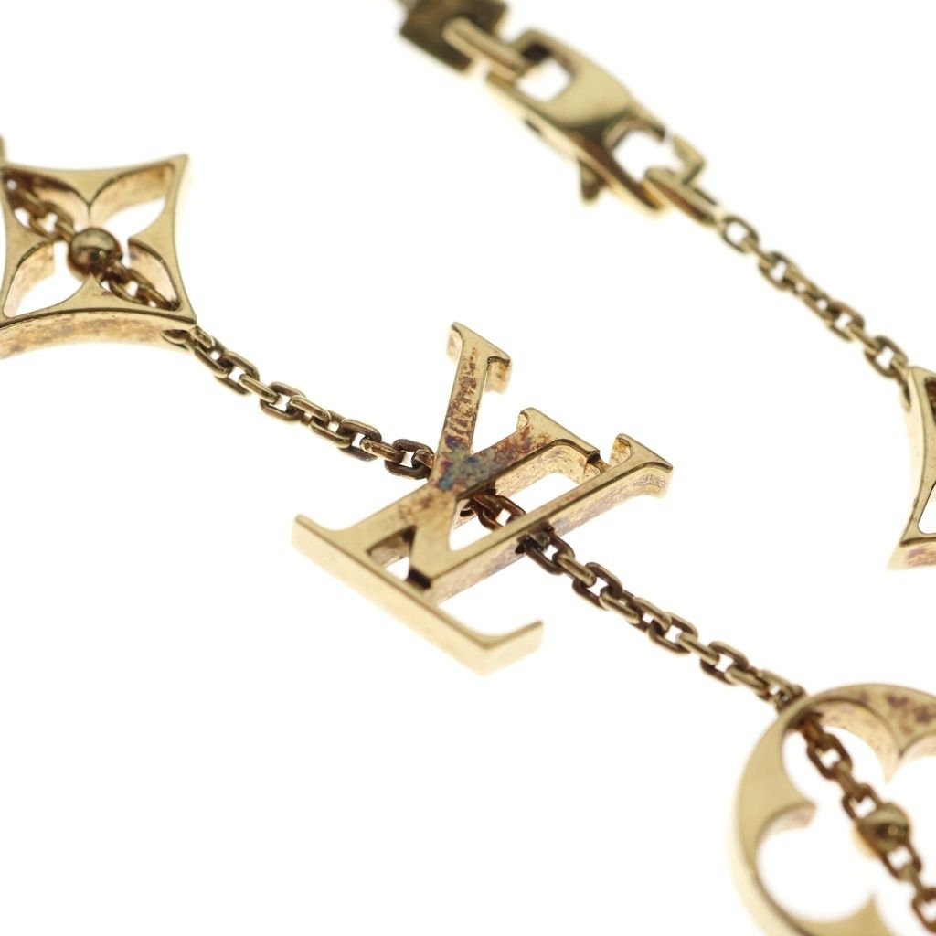 Louis Vuitton Monogram Bracelet Gold Chain — view 6
