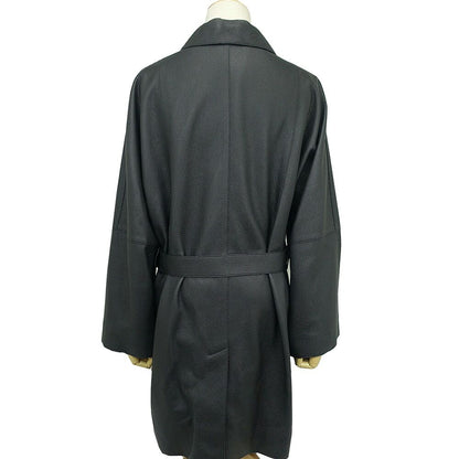 Hermes Leather Coat Sellier Buttons 5 Hanger Garment Included — view 2