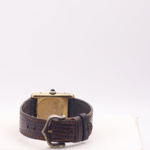 Cartier Must Tank Manual Wind Ivory Dial Watch — view 4