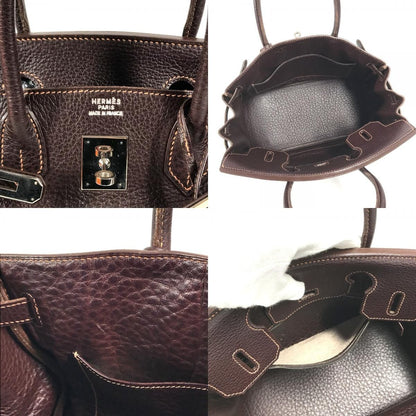 Hermes Handbag Birkin 30 Fjord Havana Brown — view 8