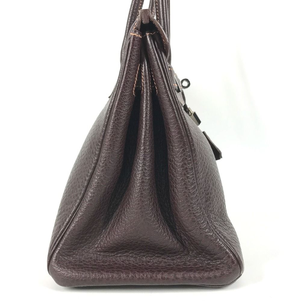 Hermes Handbag Birkin 30 Fjord Havana Brown — view 4