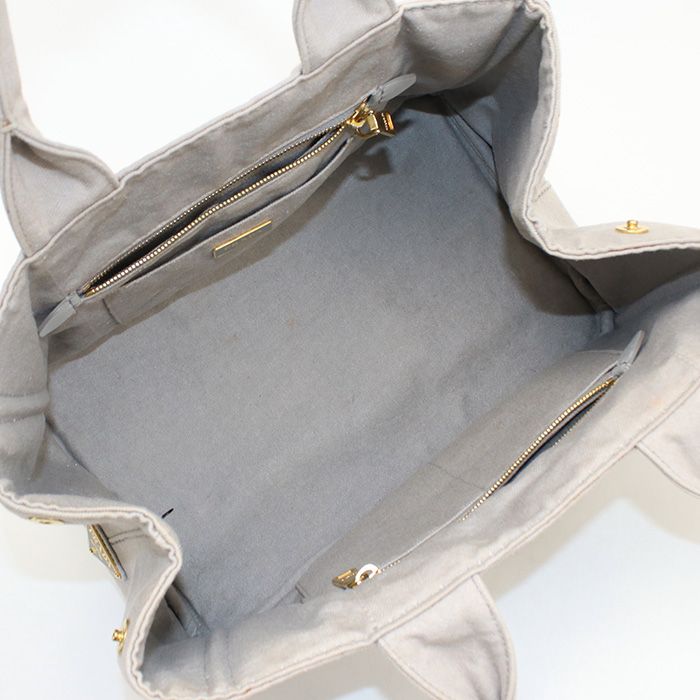 Prada 2-Way Canapa Tote Bag Canvas — view 3