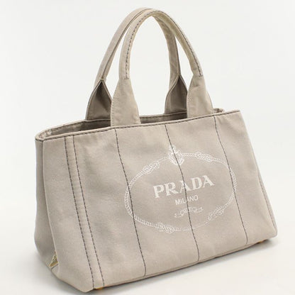 Prada 2-Way Canapa Tote Bag Canvas