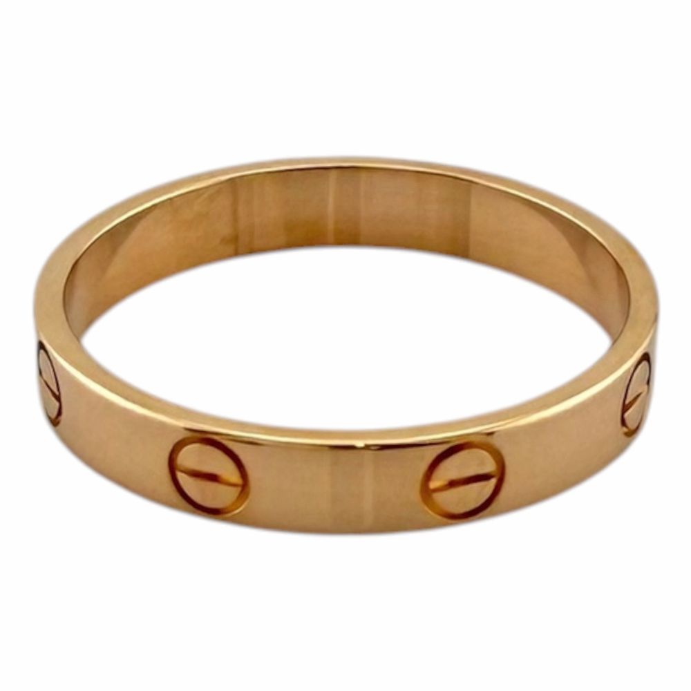 Cartier Mini Love Ring 18k Pink Gold — view 4