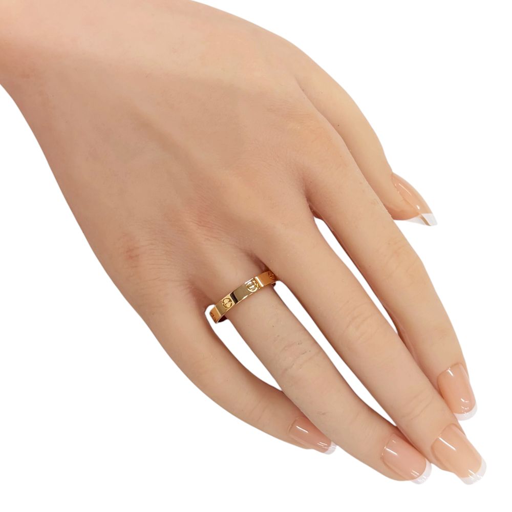 Cartier Mini Love Ring 18k Pink Gold — view 2
