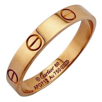 Cartier Mini Love Ring 18k Pink Gold