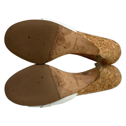 Chanel Mules White Leather — view 4