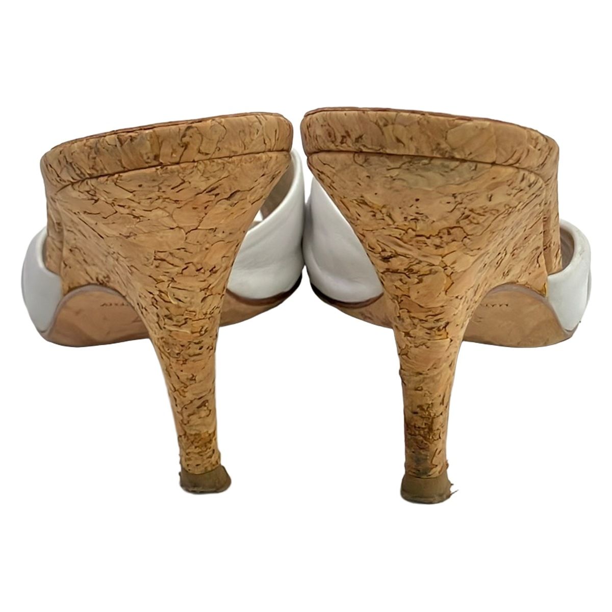 Chanel Mules White Leather — view 3