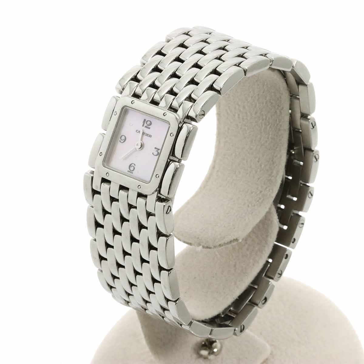 Cartier Panthere Ribbon Watch Pink Shell Quartz — view 2