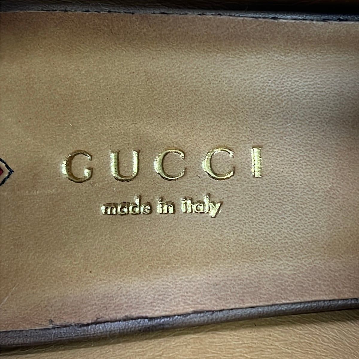 Gucci Pumps Dark Brown Green Multi Double G Sherry Leather Heels — view 5