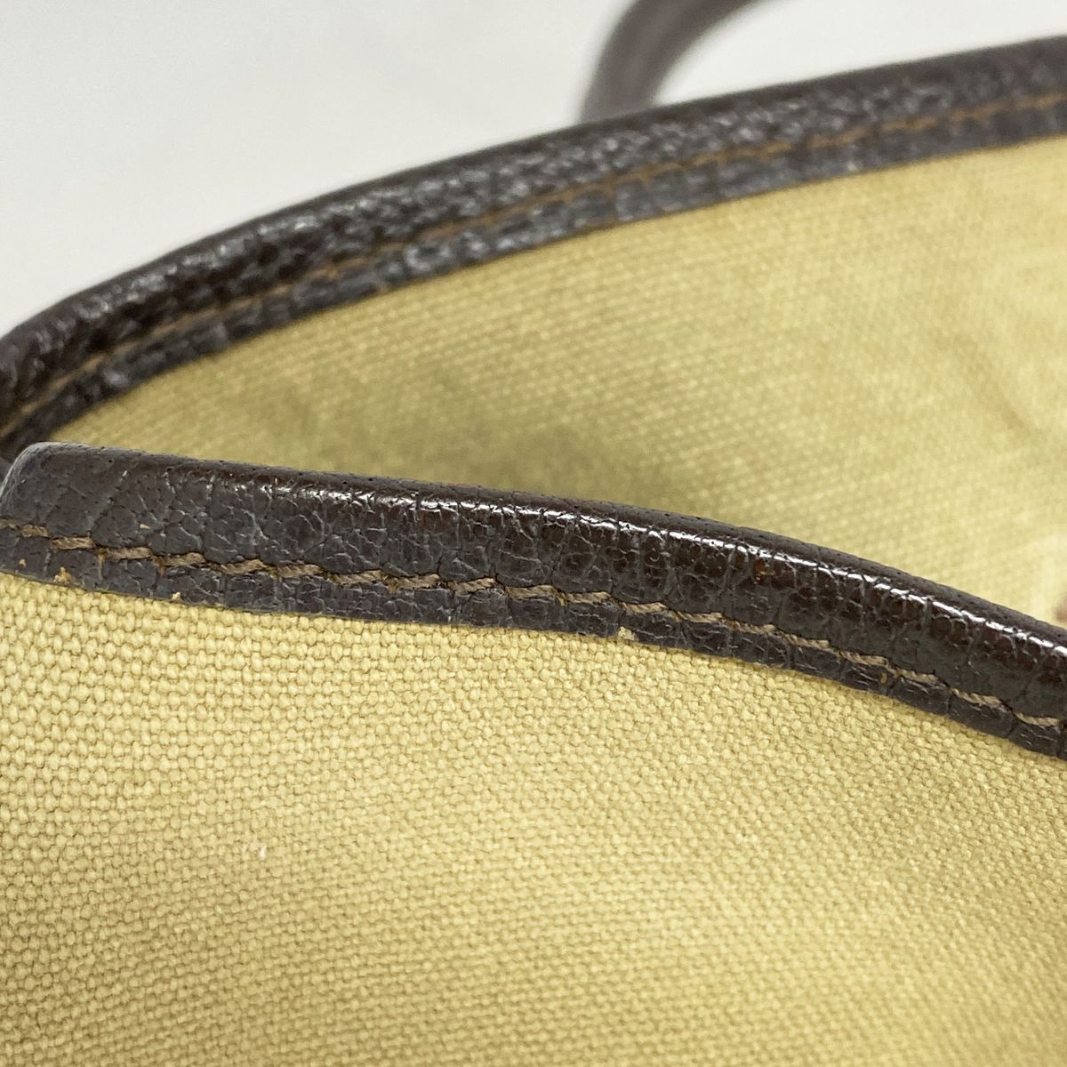 Hermes Tote Bag Garden Party PM Toile Officier Brown Silver — view 7