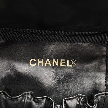 Chanel Vanity Bag Patent Leather Black Gold — view 5