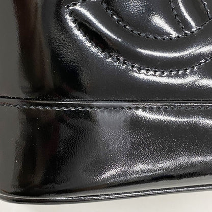Chanel Vanity Bag Patent Leather Black Gold — view 7
