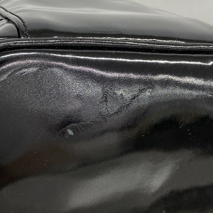 Chanel Vanity Bag Patent Leather Black Gold — view 6