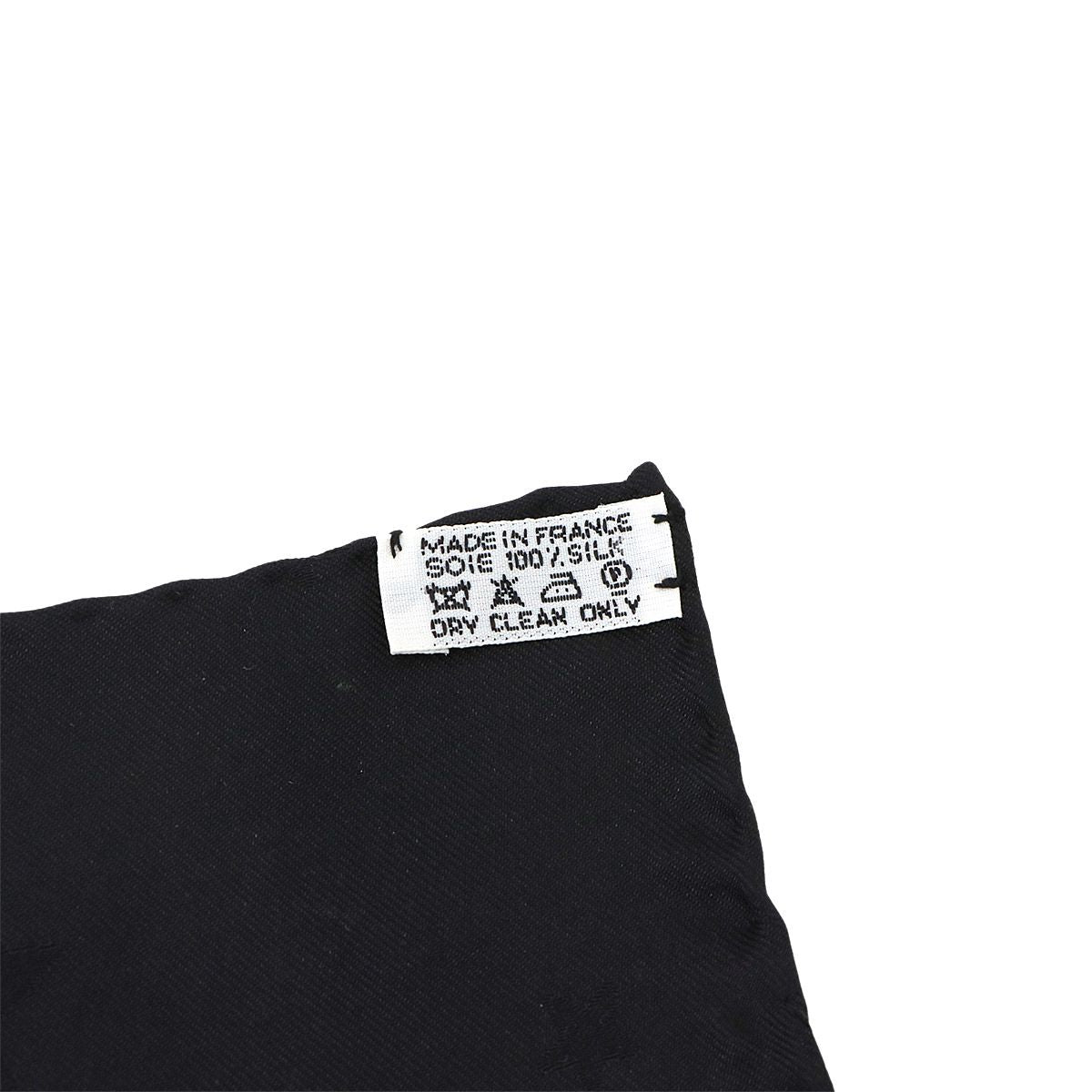 Hermes Carre 90 Large Scarf en Piste on Stage Silk 100% Beige Black — view 4