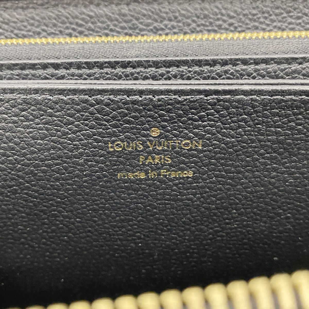 Louis Vuitton Wallet Monogram Empreinte Zippy Noir — view 4
