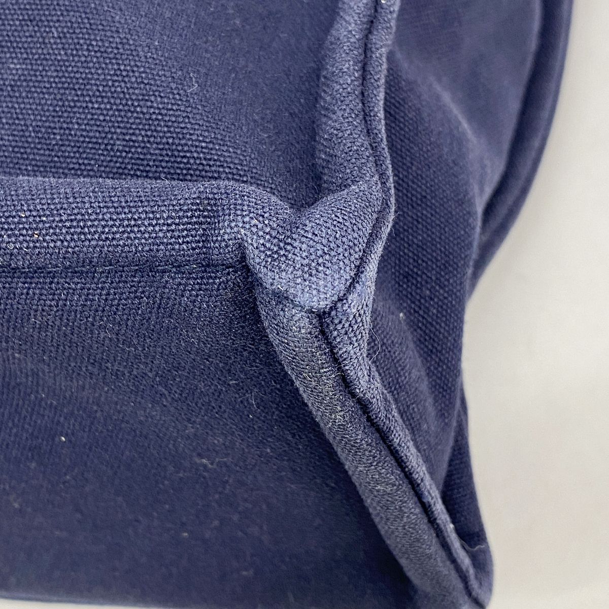 Hermes Tote Bag Fourre Tout MM Canvas Navy Silver — view 6