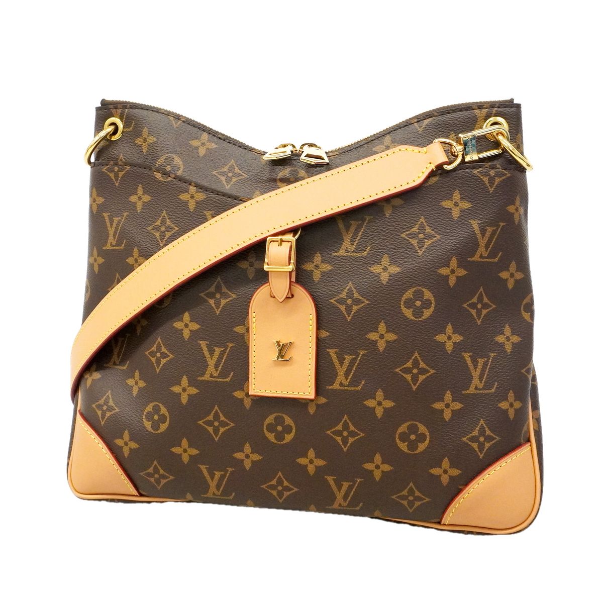 Louis Vuitton Shoulder Bag Monogram Odeon NM Brown