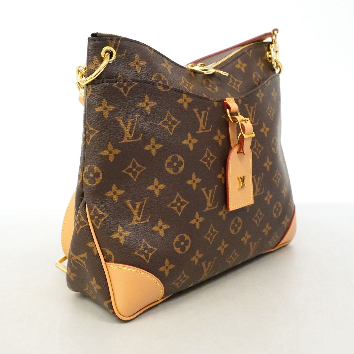 Louis Vuitton Shoulder Bag Monogram Odeon NM Brown — view 2