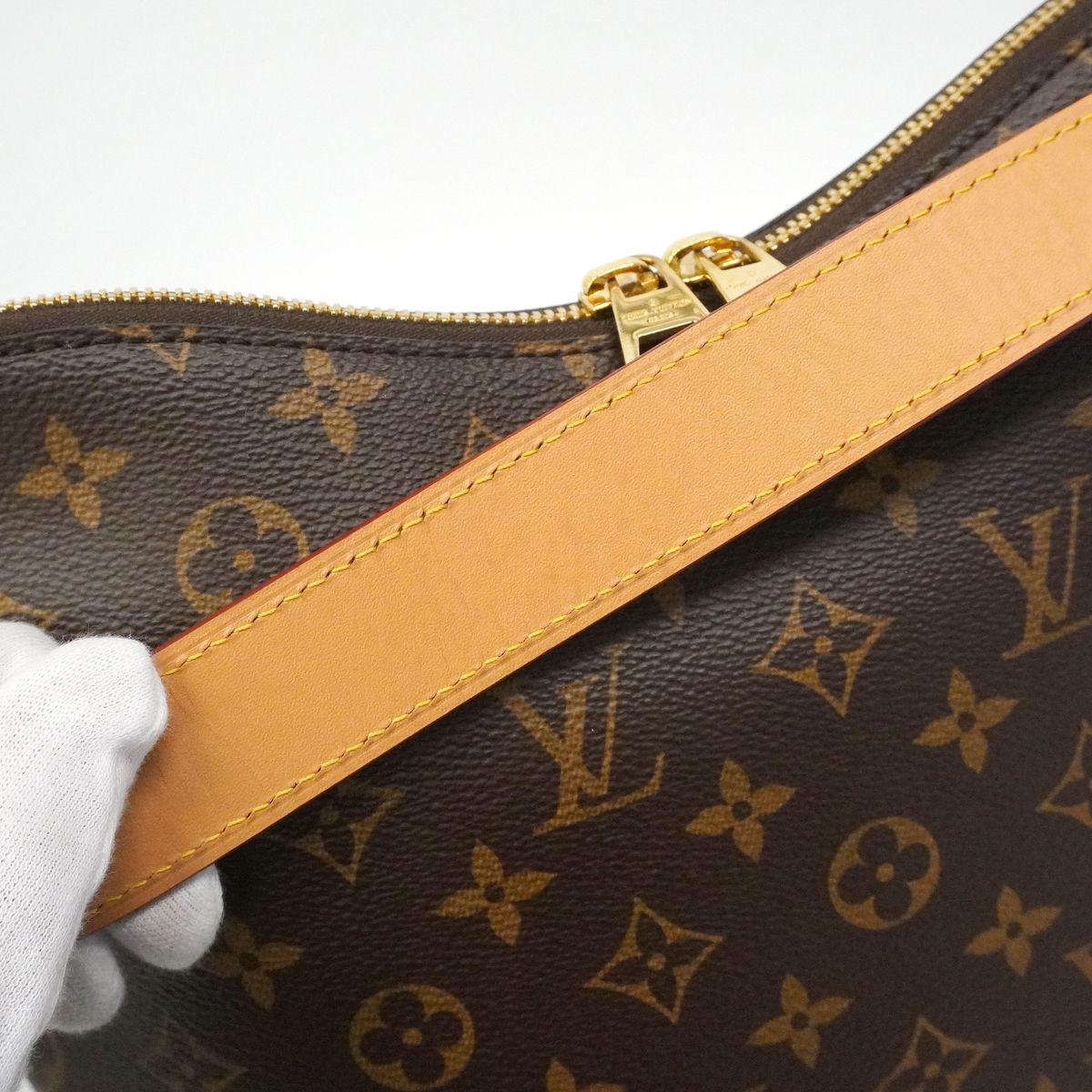 Louis Vuitton Shoulder Bag Monogram Odeon NM Brown — view 8