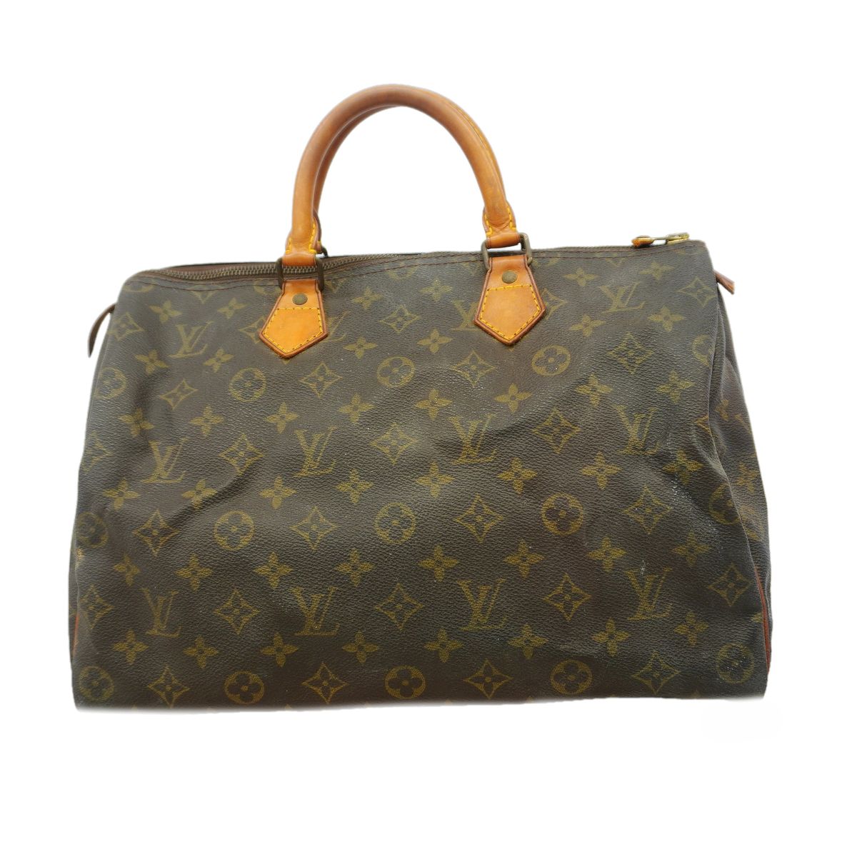 Louis Vuitton Handbag Monogram Speedy 35 Brown