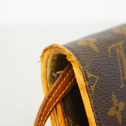 Louis Vuitton Shoulder Bag Monogram Pochette Twin GM Brown — view 6