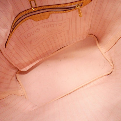 Louis Vuitton Tote Bag Damier Azur Neverfull MM Rose Ballerine — view 4