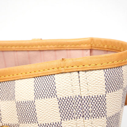 Louis Vuitton Tote Bag Damier Azur Neverfull MM Rose Ballerine — view 6