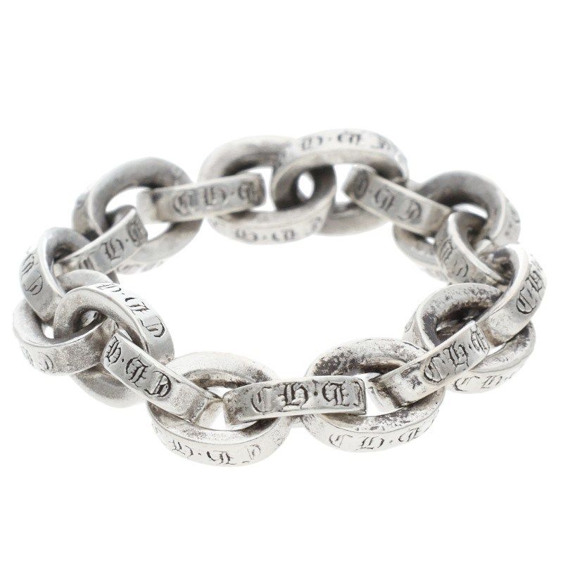 Chrome Hearts Paper Chain Ring Silver — view 2