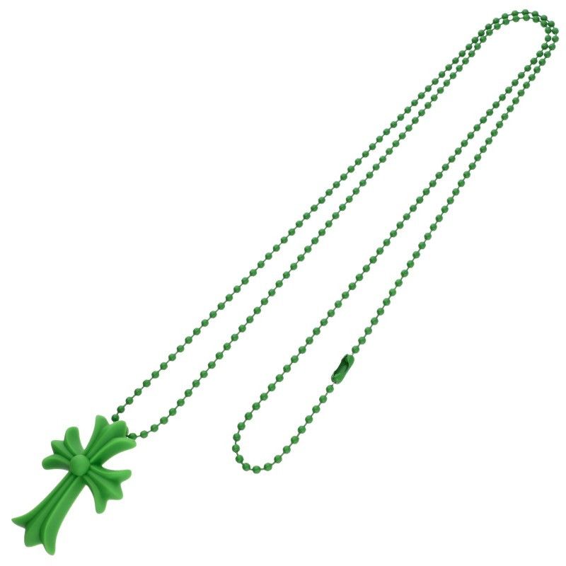 Chrome Hearts Rubber CH Cross Small CH Silicon Necklace — view 2