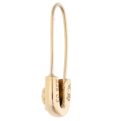 Chrome Hearts 22K Safety Pin Gold Earrings — view 2
