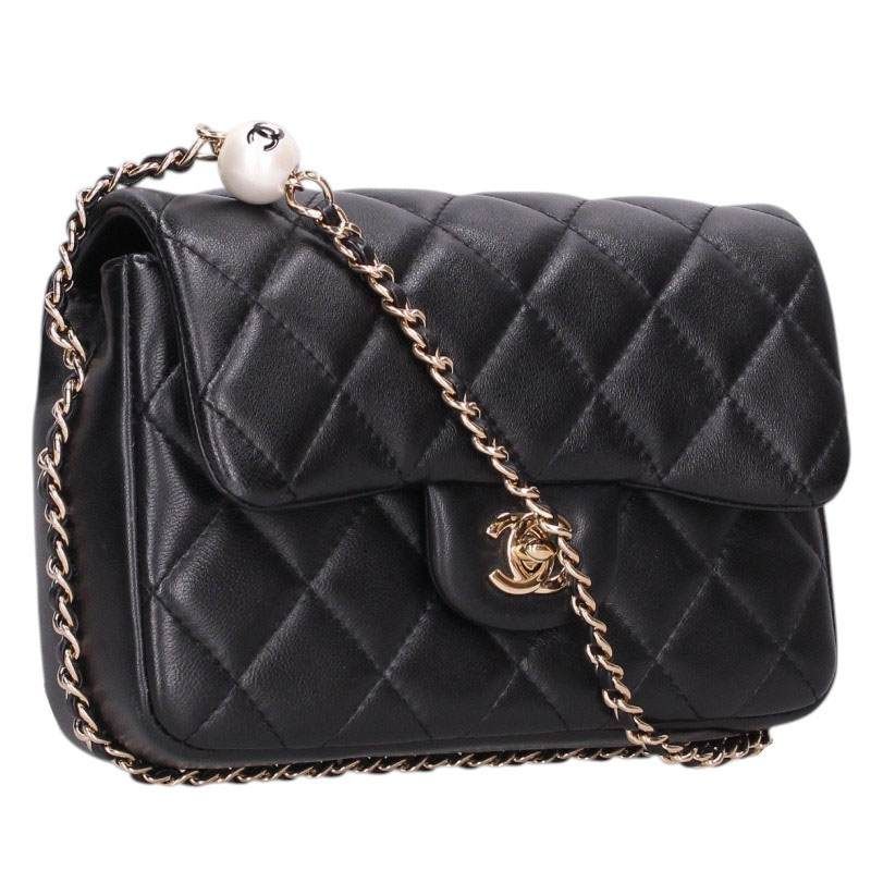 Chanel Quilted Lambskin Small Flap Shoulder Bag
