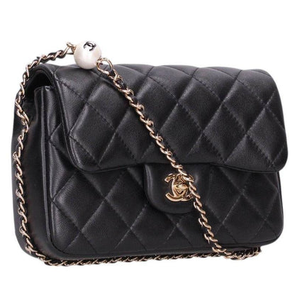 Chanel Quilted Lambskin Small Flap Shoulder Bag