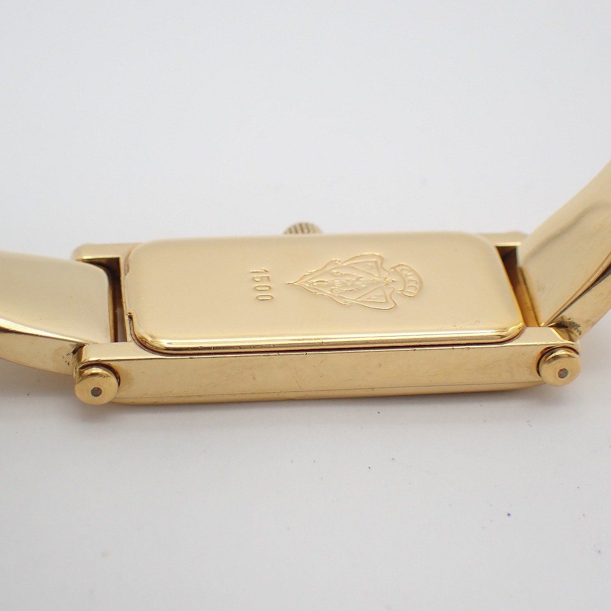 Gucci L Bracelet Watch Quartz Gold Black Dial — view 8